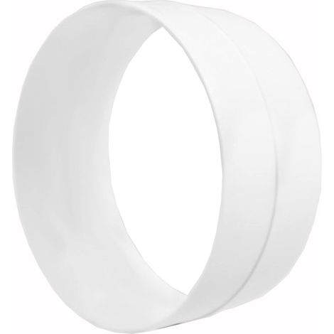 Klimaanlagen-entlüftungsschlauchadapter 127 Mm, Weiße Kunststoffverlängerung, Universalanschluss