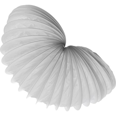 Flexibler Luftkanal, Durchmesser 150 Mm, Länge 1 M, Pvc Mit Stahlverstärkung, Für Dunstabzugshaube Und Klimaanlage