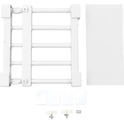 Nagelfreies, Ausziehbares Spannregal Für Kleiderschränke, Schrankteiler, Garderobenregal, 23–30 Cm Lang