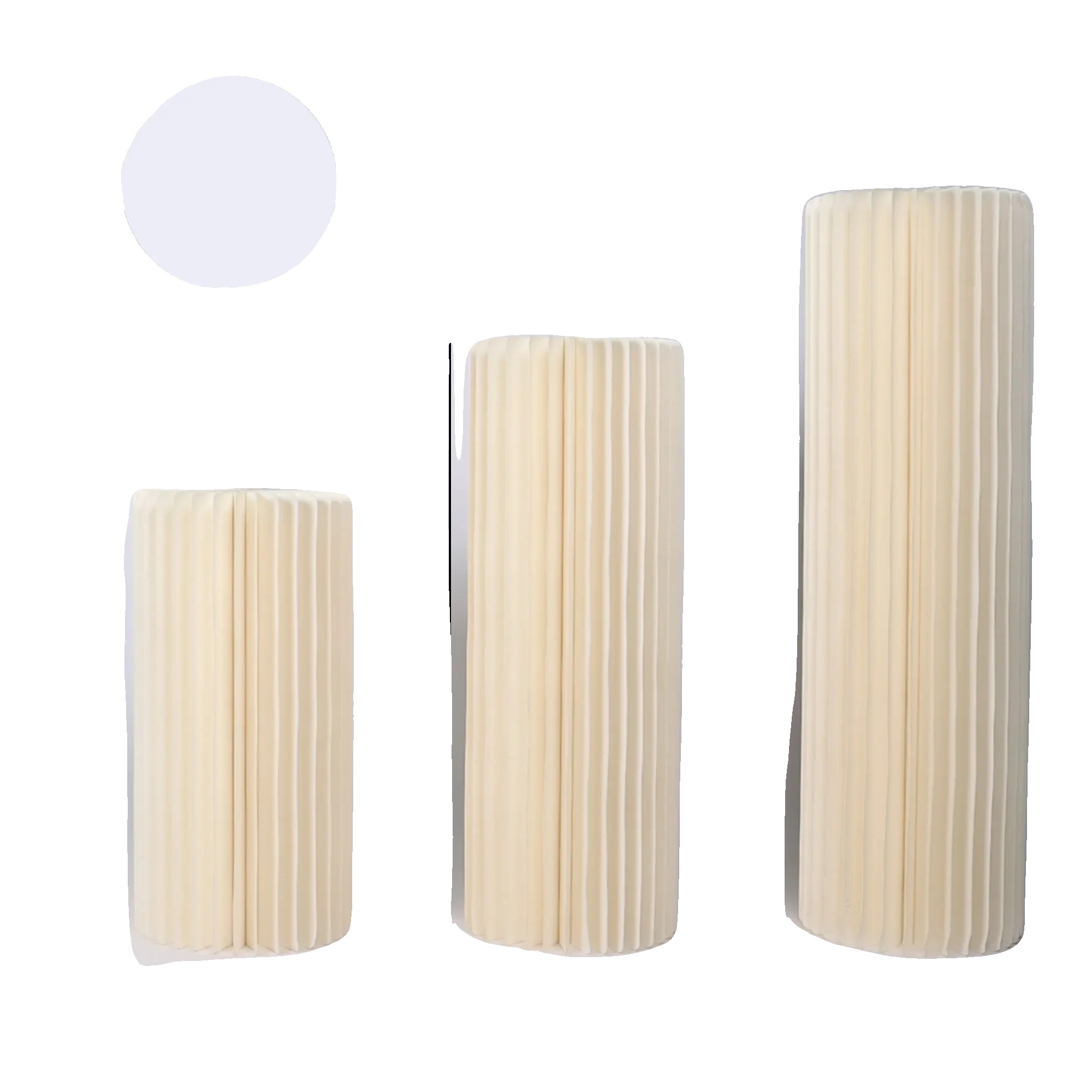 Buffetständer, Transparentes Pvc-material, Robustes Und Elegantes Design, Weiß, 60 80 100