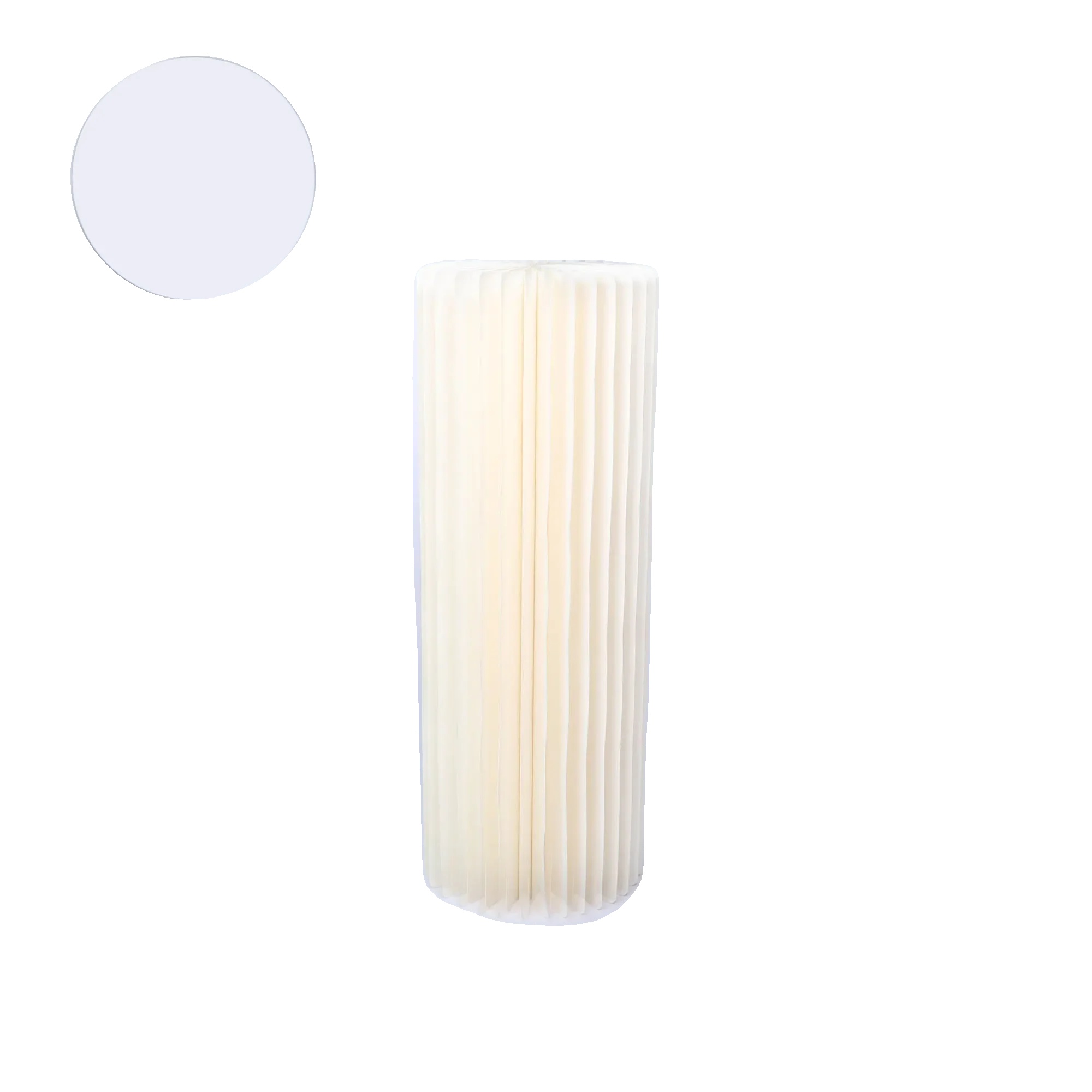 Buffetständer, Transparentes Pvc-material, Robustes Und Elegantes Design, Weiß 80