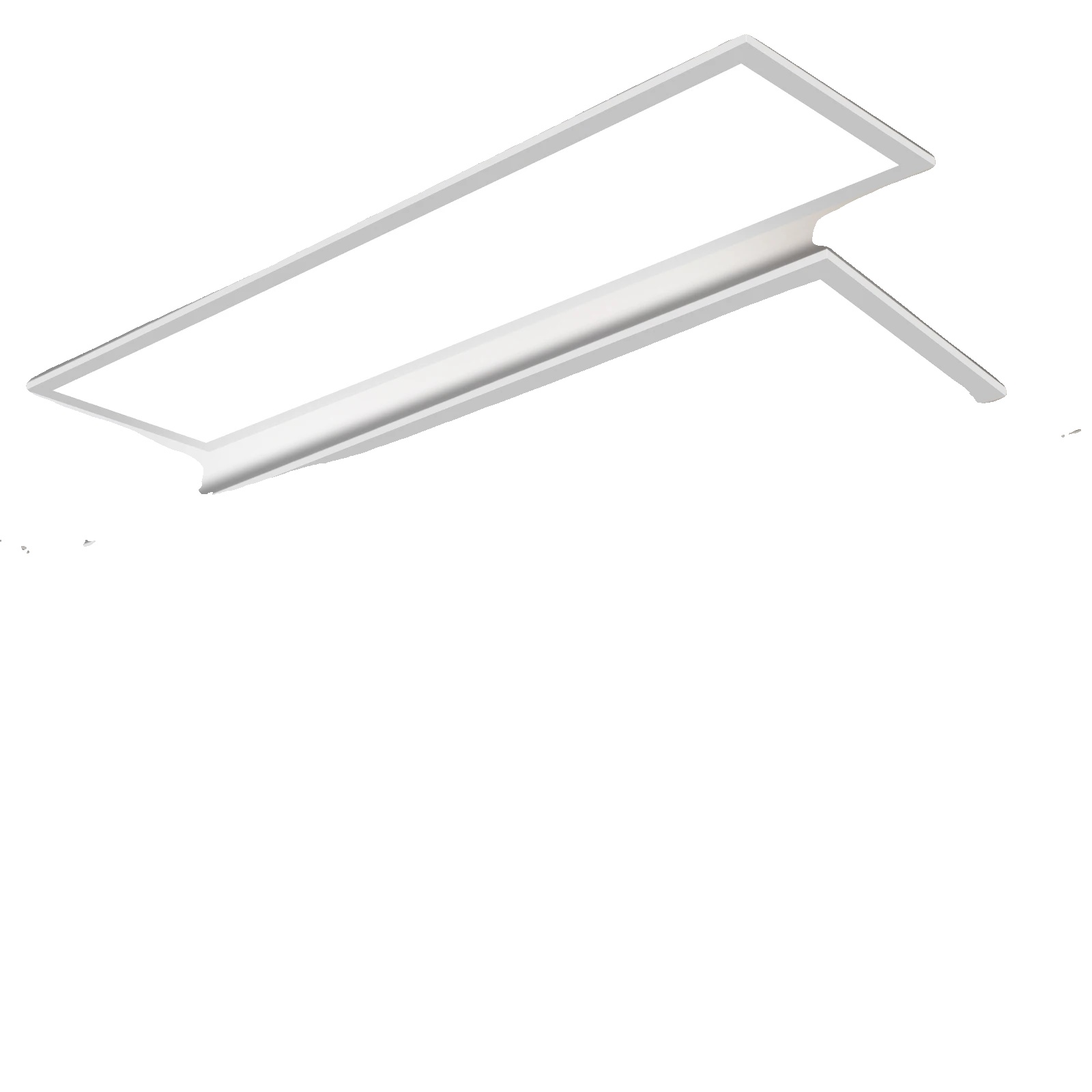 Deckenleuchte, 40 W Led, Fernbedienung, 2 Stück, 120 Cm, Neutralweißes Licht