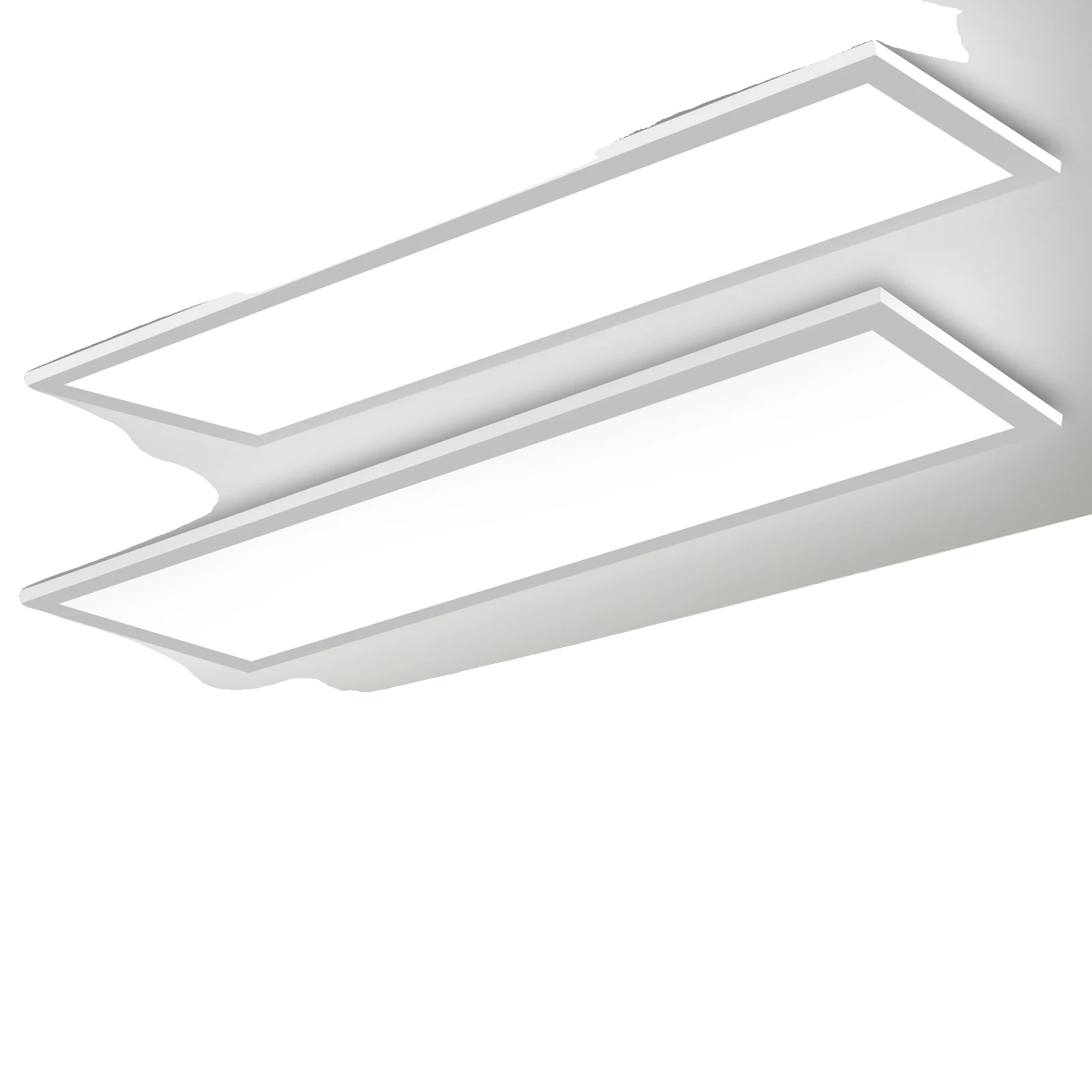Led-deckenleuchte, Dimmbar, Fernbedienung, 2er-set, Neutralweiß