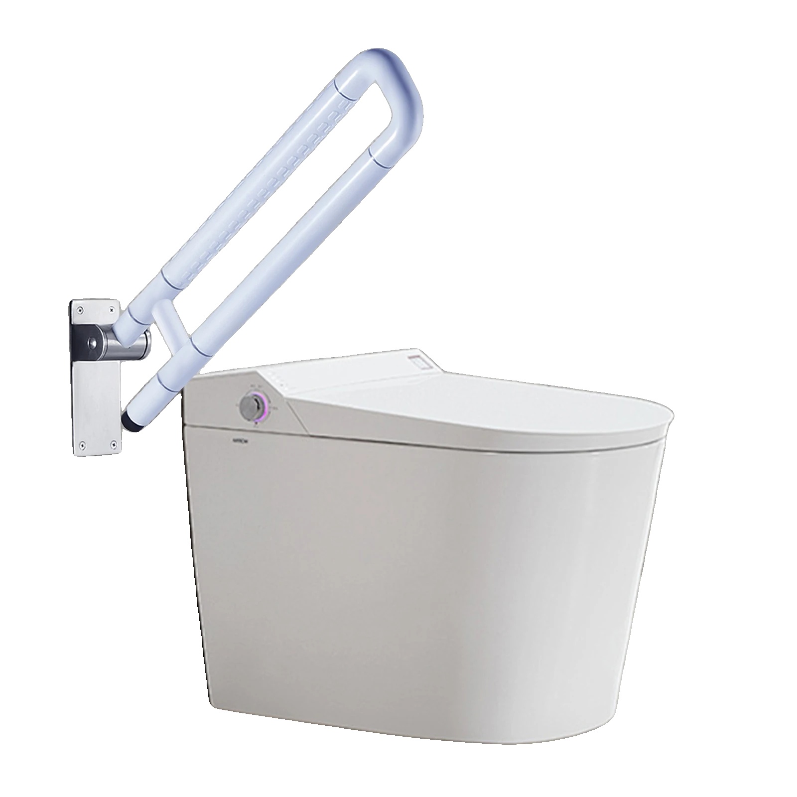 Haltegriff Fürs Badezimmer, Wandmontage, Tragkraft 226,8 Kg, Weiß