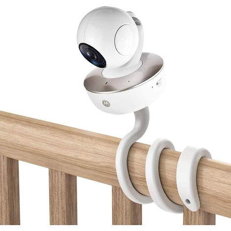 Universelle Babyphone-halterung, 1/4-zoll-gewinde, Werkzeuglos, Flexibel, Weiß, Für Arlo Und Motorola