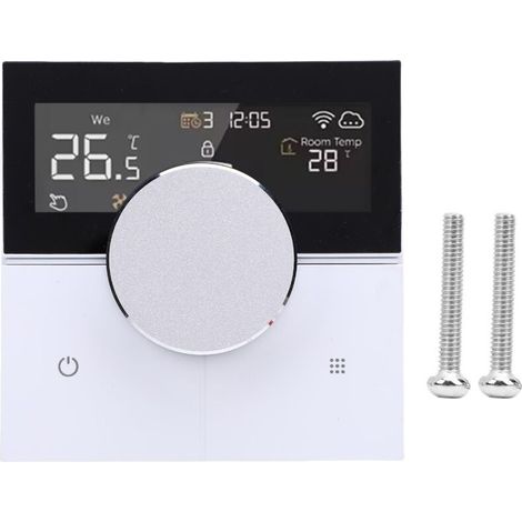 Intelligenter Wlan-thermostat, Farbbildschirm, Voll Berührungsempfindlicher Bedienknopf, Programmierbar Für Heizkessel Im Haus Und An Der Wand Montierte Heizkessel