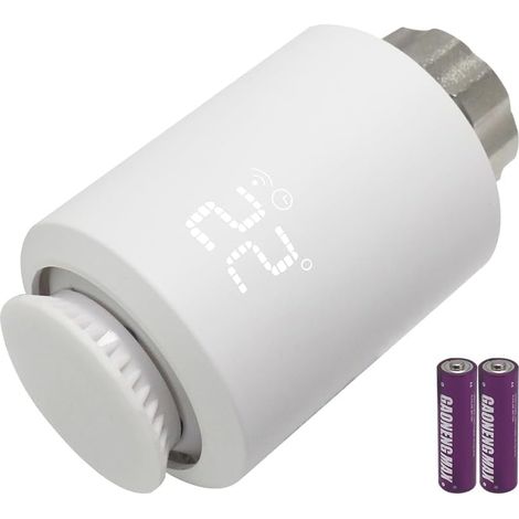 Zigbee-thermostat-heizkörperkopf, Programmierbar, Alexa-kompatibel, Steuerung Per Smart Life App, Für Die Hausheizung