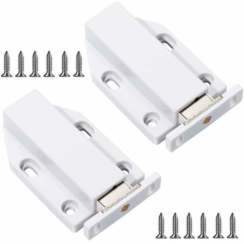 Große Magnetische Türverschlüsse Mit Berührungsöffnung Für Schränke Und Vitrinen Tür Mit Einer Einzigen Berührung Öffnen/schließen (2 Stück)