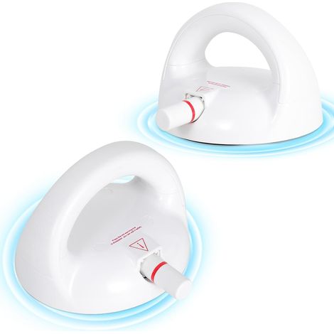 Haltegriff Mit Saugnapf Für Badewanne Und Dusche, 12,7 Cm, Tragkraft 181 Kg, Erhöhte Sicherheit Für Senioren, Weiß, 2er-pack
