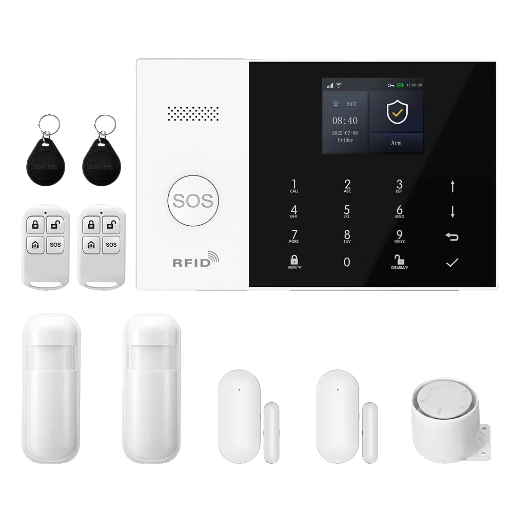 Sicherheitssystem, Intelligente Integration, Echtzeitwarnungen, 4g-wlan-kit B