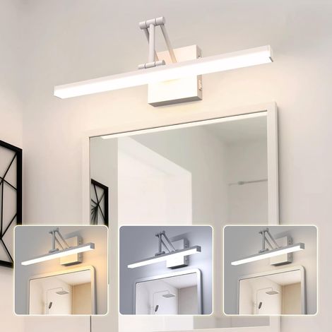 Wandleuchte Mit Teleskoparm, 3 Farben, Integriertem Schalter, Badezimmerspiegel, Leselampe