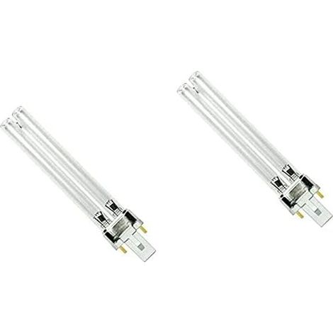 Packung Mit 2 X 13w G23 2-pin Uv-lampen Für Teichfilter, Uvc-klärer Und Aquarienwasserreinigung