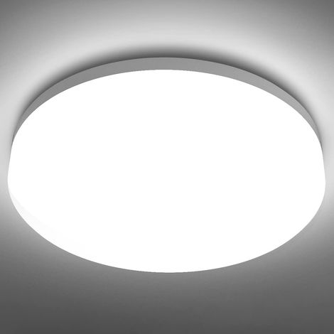 Runde Led-deckenleuchte Ip54 15w 1500lm Kaltweiß 5000k Für Bad Und Küche