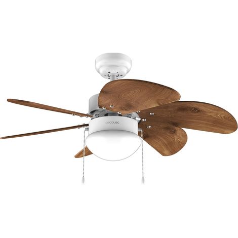 Deckenventilator Mit Licht, 50 W, 91 Cm, 3 Geschwindigkeitsstufen, 6 Wendbare Flügel, Sommer-/wintermodus