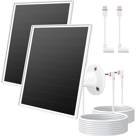 X 6-w-monokristalline Solarzellen, 4 M Kabel, Ip65, Für Ring-außenkamera