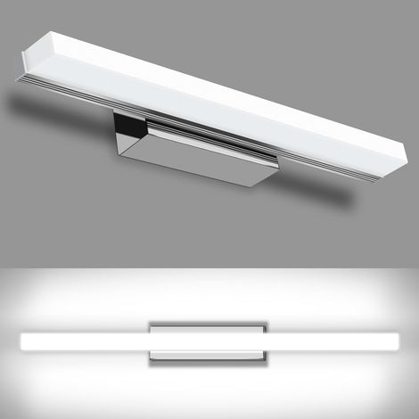 Led-wandleuchte, 8 W, Ip44 Wasserdicht, Badezimmerspiegel, Kaltweiß 6000 K, 40 Cm