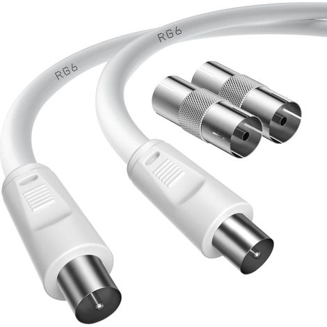 Tv-antennenkabel, Stecker-stecker, 2 Buchsen-buchsen-adapter, Für Dvb-t Und Set-top-box