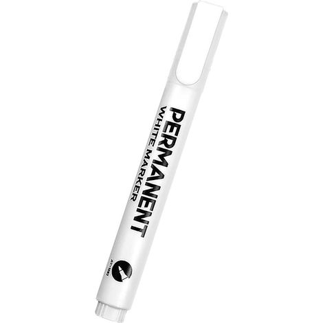 10 Weiße, Permanente, Wasserfeste 2-mm-tintenfläschchen Für Glas, Metall, Stein, Holz, Leinwand Und Reifen