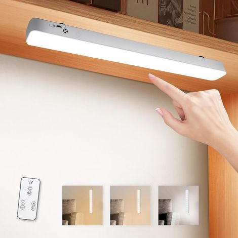 X 42 Cm Kabellose Led-lichtleiste, 3 Farbtemperaturen, Fernbedienung Mit Timer, Für Küchenschränke