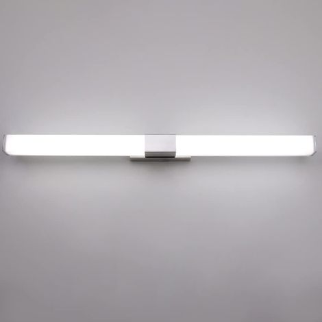 Spiegelwandleuchte, 80 Cm, 16 W, Ip44, Edelstahl, Badezimmer