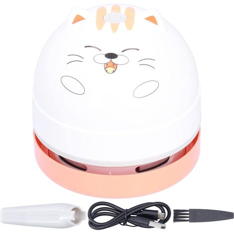 Mini-tischstaubsauger, Usb-ladefunktion, 360° Drehbare Düse, Für Tastaturen Und Haushalt
