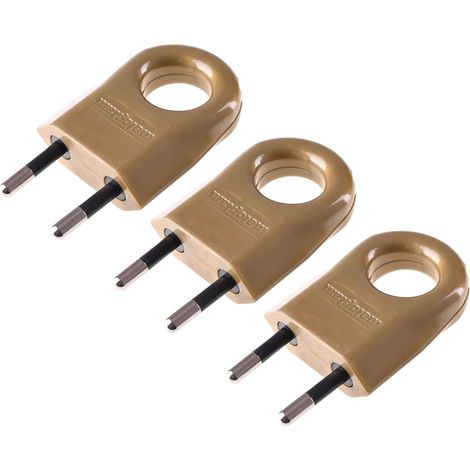 Schuko-flachsteckdosen, 230 V, 6 A, Kupfer Und Abs, Für Verlängerungskabel Und Haushaltsgeräte