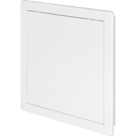Weiße Kunststoff-zugangsklappe 250 X 250 Mm, Abnehmbare Tür, Verdecktes Scharnier, Für Sanitär- Und Elektroarbeiten