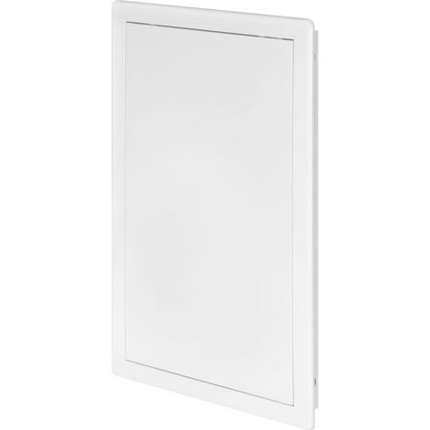 Kunststoff-zugangsklappe 250 X 400 Mm, Weiß, Abnehmbare Tür, Verdecktes Scharnier, Für Sanitär- Und Elektroinstallationen
