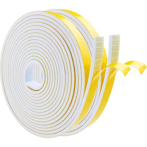Rolle 10 Mm X 3 Mm Acryl-klebeschaum-dichtungsstreifen Für Türen Und Fenster