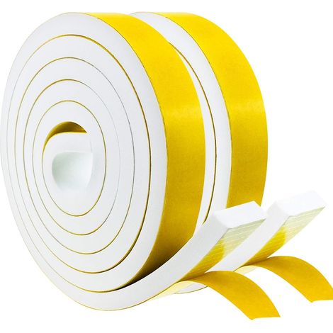 Rollen Isolierdichtung, Selbstklebender Gummischaum 20 Mm X 10 Mm, Luft- Und Schallabdichtung, Für Türen Und Fenster