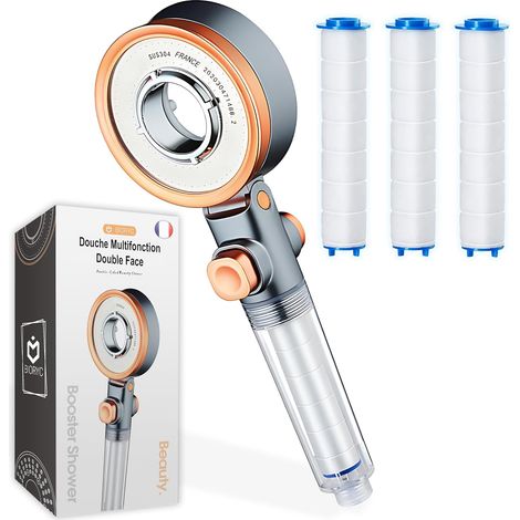 Duschkopf, Wasserfilter, Hochdruck, Wassersparfunktion, Duschschlauch, Badezimmer