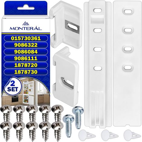 Schiebetürführungssets, Robuster Kunststoff, Für Die Reparatur Von Einbaukühlschränken, Liebherr, Miele, Smeg