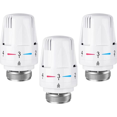 3-teiliger Thermostat-heizkörperkopf, M30 X 1,5, 5-stufig, Legierung, Für Hausheizung