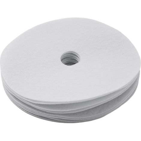 10er-pack Wäschetrocknerfilter, 235 X 33 Mm, Mikrofaser, Weiß, Universal