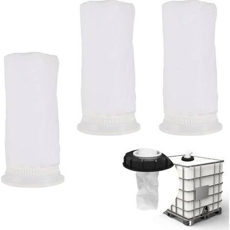 3-teiliges Ibc-filterset, 200 Nylon-netzgewebe, Regenwassertankdeckel, Waschbar Und Wiederverwendbar