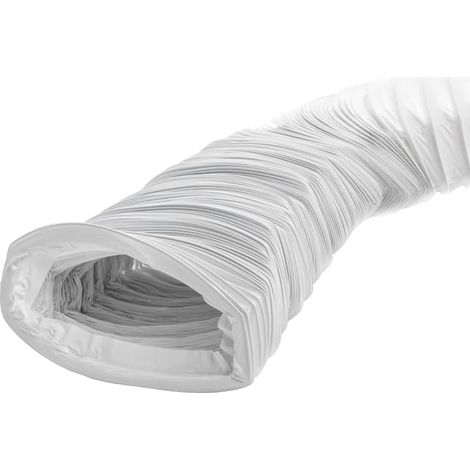Pvc-abluftschlauch, 6 M Lang, Flexibel, 220 X 55 Mm, Für Wäschetrockner, Dunstabzugshauben Und Klimaanlagen.