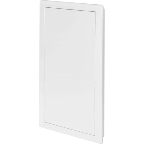 Weiße Kunststoff-zugangsklappe 200 X 400 Mm, Abnehmbare Tür Mit Verdecktem Scharnier, Für Sanitär- Und Elektroarbeiten