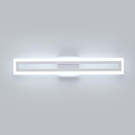 Led-wandleuchte, 60 Cm, Weiß, 20 W, 2000 Lm, 6000 K, Ip44 Wasserdicht, Für Badezimmerspiegel Und Waschbecken