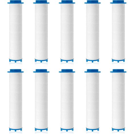 10 Duschkopffilter, 9,5 X 2,5 Cm, Hochdichte Pp-baumwolle, Anti-kalk-filter, Für Reines Wasser, Badezimmer