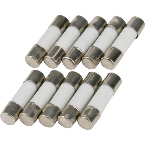 10er-pack Keramiksicherungen 5x20mm, Träge 0,63a, 250v, Für Elektronik
