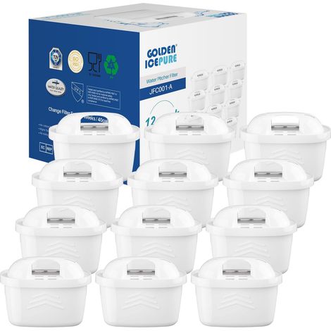 12 Wasserfilter, Aktivkohle, Ionenaustauscherharz, Für Wasserkocher Und Kaffeemaschine