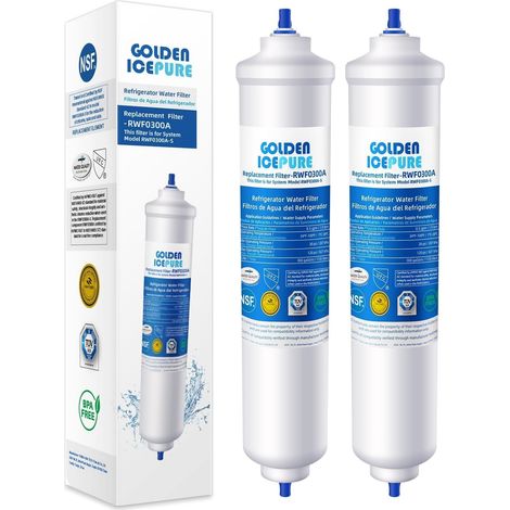 2-teiliges Wasserfilterset, Aktivkohle, Harz, Für Samsung, Lg Und Haier Kühlschränke