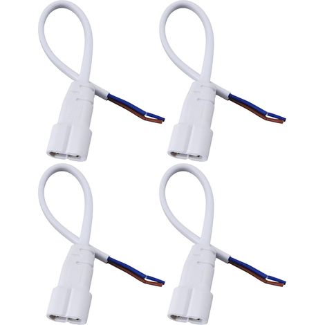 Set Mit 4 T5-led-röhrenverbindern, 15 Cm Kabel, Sechseckige Deckenleuchte