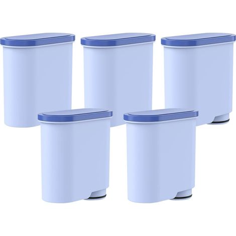 5 Wasserfilter, Kompatibel Mit Aquaclean Ca6903, Kalkreduzierung, Aktivkohle, Für Saeco Philips Kaffeemaschinen