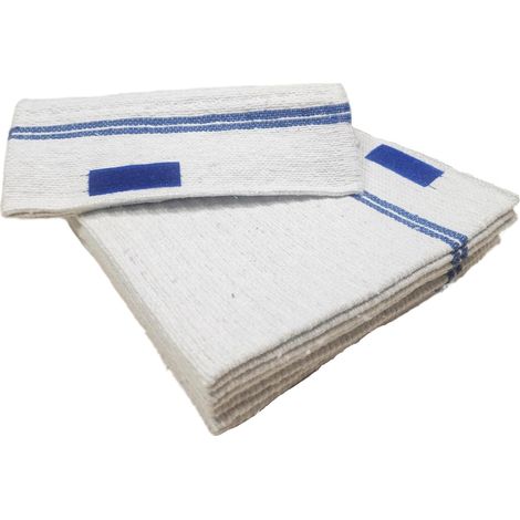 Set Mit 5 Selbstklebenden Waffel-wischmopp-pads, 50 X 50 Cm, Saugfähig, Für Alle Bodenarten