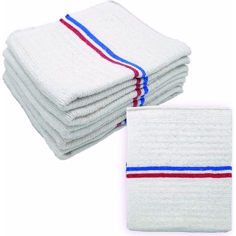 Set Mit 5 Wischmoppbezügen 60 X 100 Cm, Zuschneidbar, Hohe Saugfähigkeit, Für Alle Bodenarten, Hergestellt In Frankreich