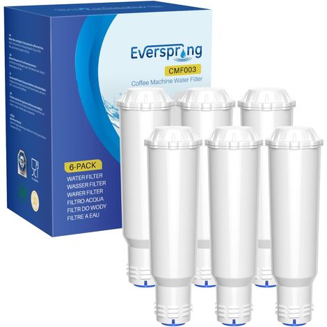 6-teiliges Wasserfilterset, Kompatibel Mit Krups F088, Bosch, Aeg, Für Kaffeevollautomaten