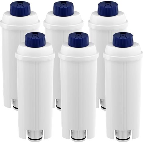 6er-pack Wasserfilter, Ionenaustauscherharz, Aktivkohle, Für Delonghi Ecam Etam Maschinen