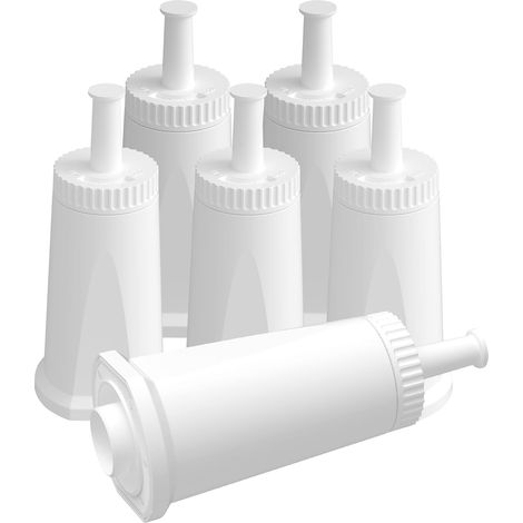6-teiliges Wasserfilterset, Aktivkohle, Austauscherharz, Für Kaffeemaschinen Ses008 Und Ses990