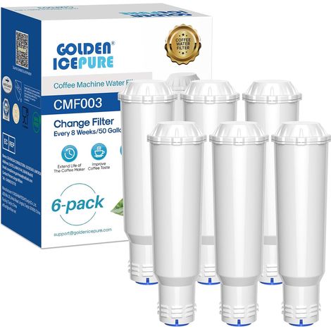 6-teiliges Wasserfilterset, Aktivkohle, Harz, Antikalk, Für Kaffeemaschinen